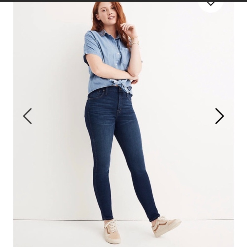 Madewell dark wash Skinny Skinny Jeans